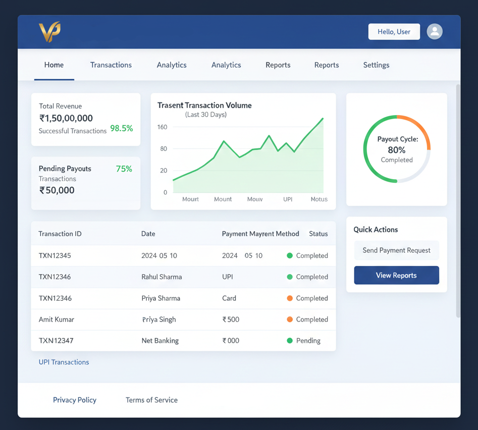 Velropay Payment Gateway Illustration